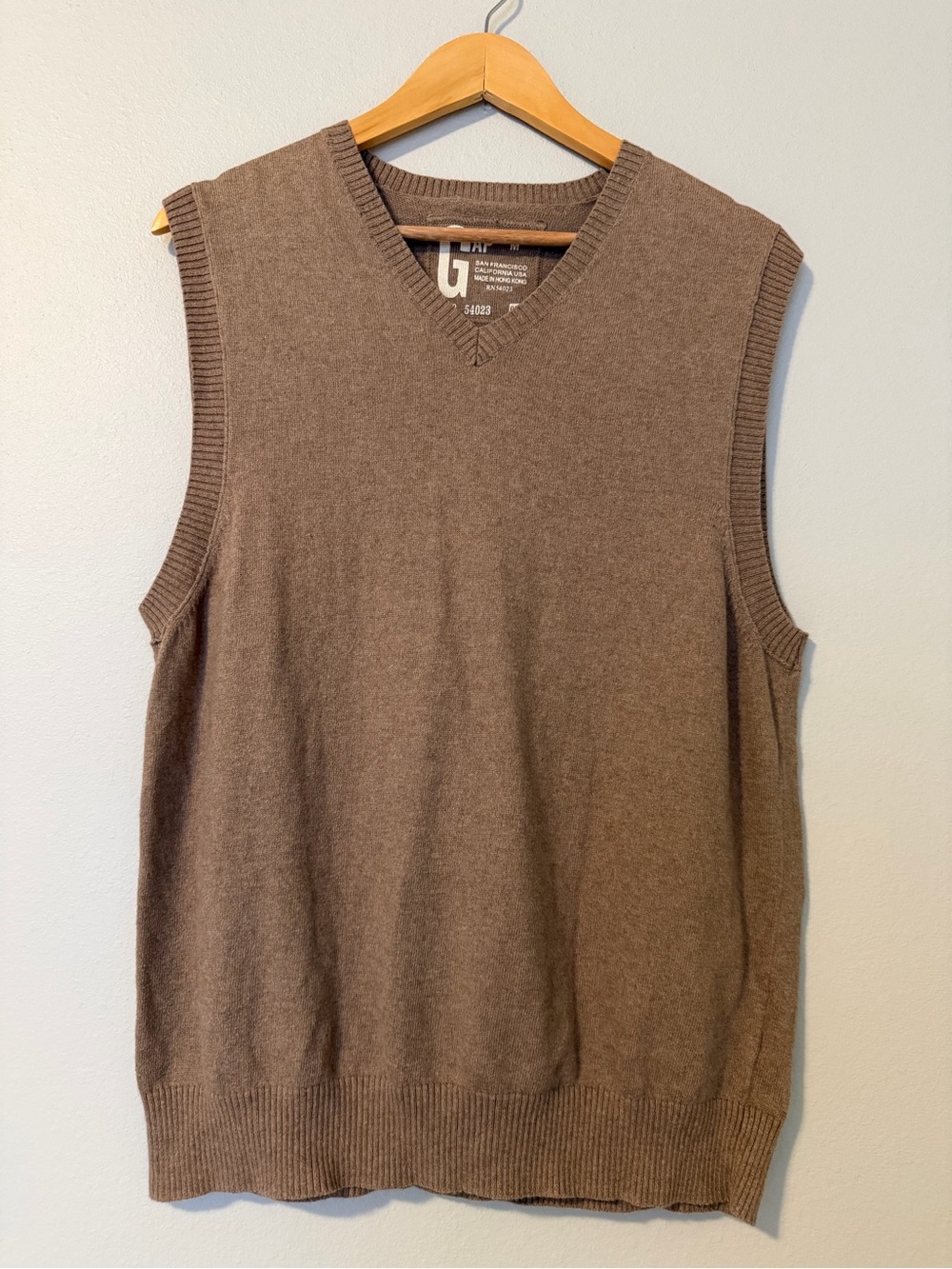 Vtg GAP Cotton/Cashmere Sweater Vest